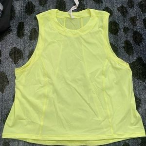 lululemon neon tank